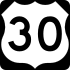 highway 30 sign